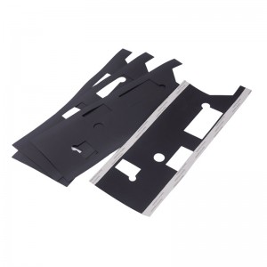 Monaróirí Soláthar FormEX GK GGL-10 Bileog inslithe PP Dubh PP inslithe gasket éasca a fhilleadh bileog mylar